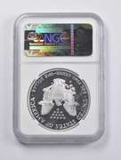 PF69 UCAM 2001-W American Silver Eagle Signed Jones NGC