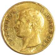 1806 A Scarcer Napoleon Gold 40 Francs