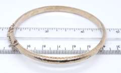 Vintage 925 Sterling silver Signed Bangle Bracelet