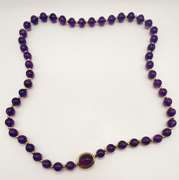 14kt Yellow Gold & Amethyst Necklace