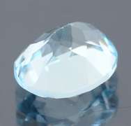 Classic Oval 4.86ct icey blue Topaz