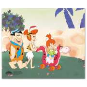 Strolling with Pebbles Limited Edition by Hanna-Barbera