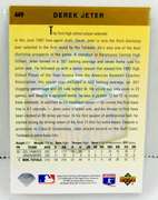 Derek Jeter Upper Deck Rookie Baseball Card