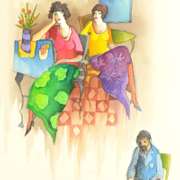 Untitled Original by Tarkay (1935-2012)