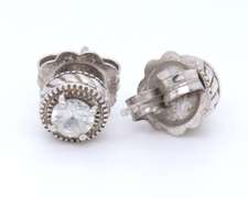 Group Lot of 2 Vintage 925 Sterling Silver Earrings