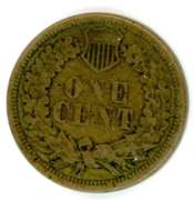 1862 Copper-Nickel Indian Head Cent
