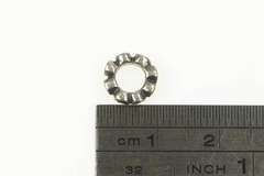 Sterling Silver Pandora Swirl Design Spacer Bead Slide Charm/Pendant