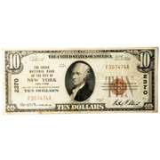 $10 1929 National Currency Chase National Bank City Of NY Bank  Note