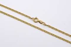 Longer 14k Snail Link Necklace