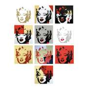 Golden Marilyn Portfolio Limited Edition by Warhol, Andy