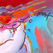 Peace 2000: I Love the World Original by Peter Max