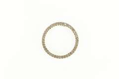 10K Yellow Gold 0.45 Ctw Diamond Round Circle Classic Pendant