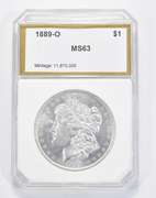 MS63 1889-O Morgan Silver Dollar - Graded PCI