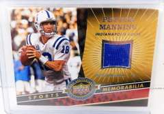 2 Upper Deck Memorabilia Football Cards