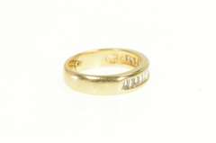 14K Yellow Gold 0.70 Ctw Baguette Diamond Wedding Band Ring