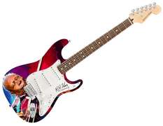 B.B. King Autographed Signed Photo Graphics Guitar ACOA