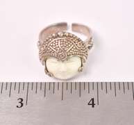 Sterling Silver Cameo Style Ring