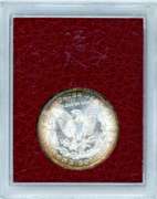1891 Morgan Silver Dollar in Redfield MS65 Holder