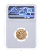 MS65 1901 Great Britain 1/2 Sovereign - Graded NGC