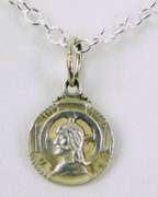 Petite Sterling Silver Lutheran Medal & Chain