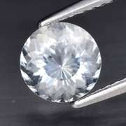 High Fire 1.42ct diamond white Beryl