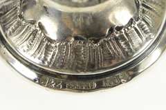 800 Silver 19th Century German Fairy Tail Salt Pepper Shaker