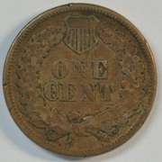 Key date 1861 Indian Head Cent. Full Liberty details