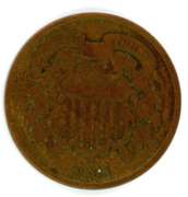 1865 Two Cent Piece