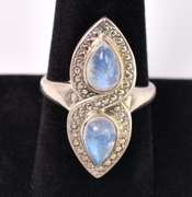 Moonstones set in Sterling Silver Ring