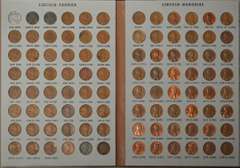 98% Complete Classic Vintage Dansco Lincoln Penny Album.