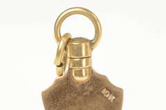 10K Yellow Gold Victorian Tau Delta Pi Enamel Fraternity Charm/Pendant