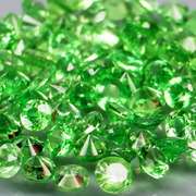 Brilliant! 2.69ct untreated apple green Tsavorite set