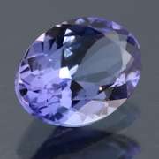 Vivid 1.23ct violet blue Tanzanite
