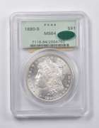 MS64 1880-S Morgan Silver Dollar CAC PCGS