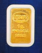 Two one gram gold bars