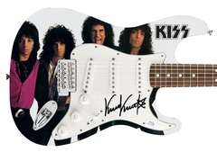 KISS Vinnie Vincent Autographed Signed Photo Graphics Guitar ACOA
