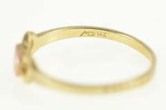 14K Yellow Gold Two Tone Heart Love Symbol Black Hills Ring