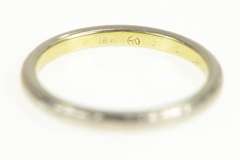 10K White Gold 1924 Art Deco Orange Blossom Wedding Band Ring