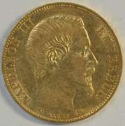 Flashy 1855-A France Napoleon 20 Francs Gold Piece