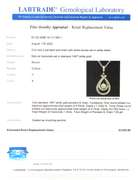 Eyecatching White Gold 1.25ct Diamond Pendant on Chain