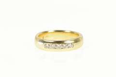 14K Yellow Gold 0.70 Ctw Men's Classic Diamond Wedding Band Ring