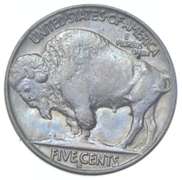 1931-S Indian Head Buffalo Nickel - Blue Berry Tone