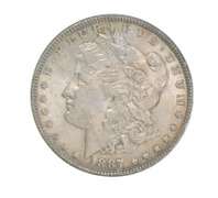 1887 Morgan Silver Dollar - Great Tone