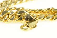 10K Yellow Gold 11.2mm Curb Chain Thick Heavy Link Necklace
