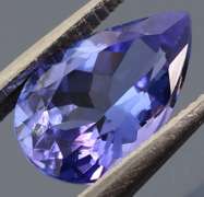 Unique blue violet 1.28ct Tanzanite