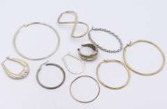 Vintage 925 Sterling Silver Group Lot of Mis Jewelry