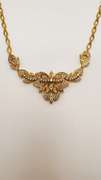 18kt Solid Yellow Gold & Diamond Necklace and Bracelet Set