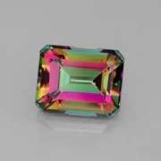 4X6 MM OCTAGON MYSTIC TOPAZ GEMSTONE