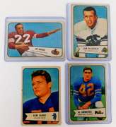 4 Bowman 1954 Football Cards
