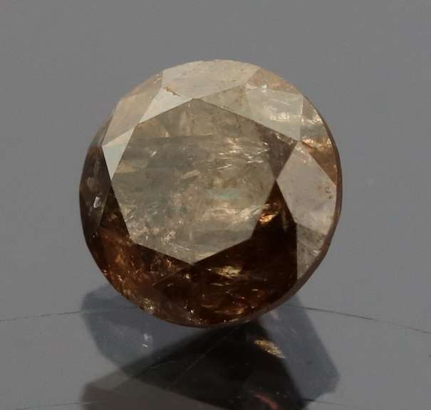 Glistening 1.18ct black calico Diamond solitaire